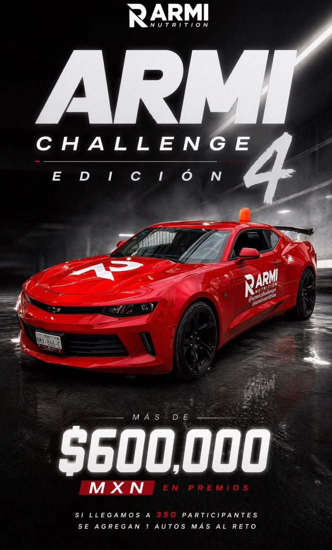 Armi Challenge Edición 4 — más de $600,000 MXN en premios